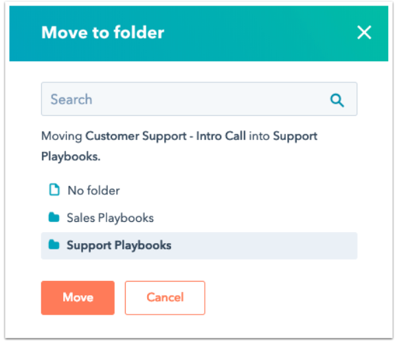 Hubspot Sales Move Button