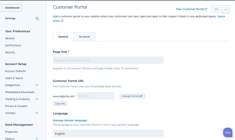 Customer-Portal-Tool
