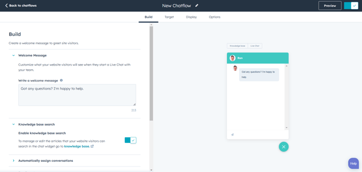 HubSpot-Chatflow