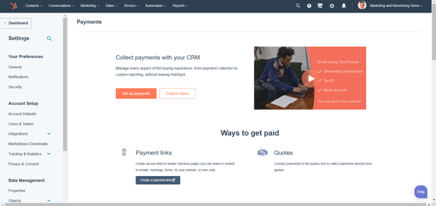 HubSpot-Payments-Page