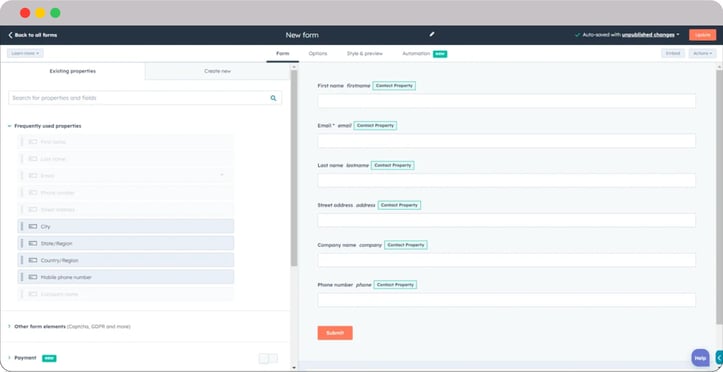 HubSpot-for-Fitness-Forms-Builder