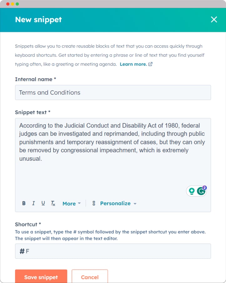HubSpot-for-Law-Snippets-Tool