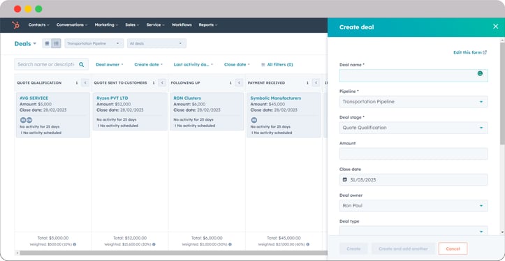 HubSpot-for-automotive-and-transport-deal-creation