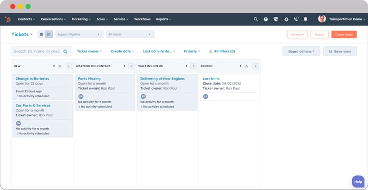 HubSpot-for-automotive-and-transport-support-tickets
