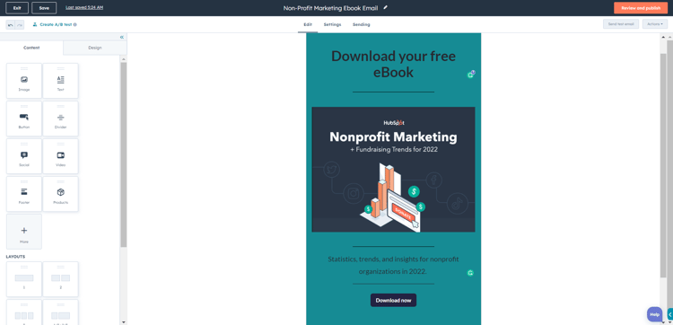 HubSpot-Email-Builder