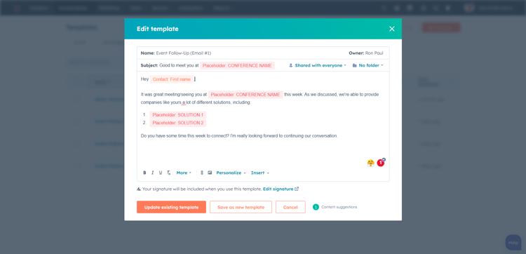 HubSpot-Template-Builder