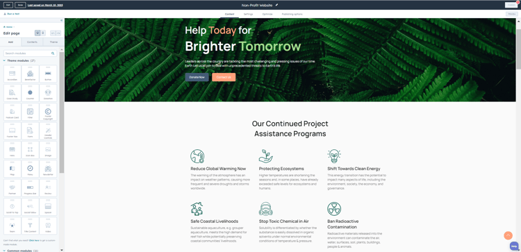 HubSpot-Website-Builder
