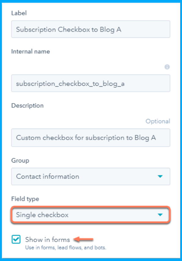 how-to-add-a-single-checkbox-in-hubspot-form-fields