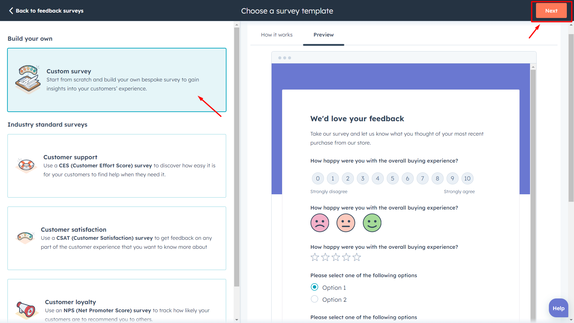 create-custom-survey