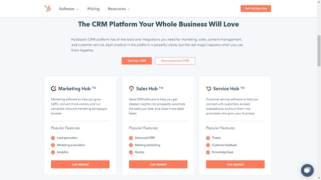 Explore HubSpot Hubs