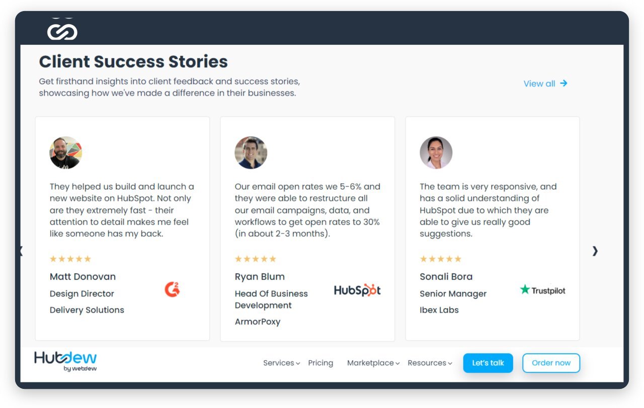 testimonial-module