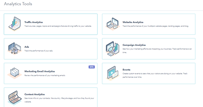 HubSpot CRM Analytic tool