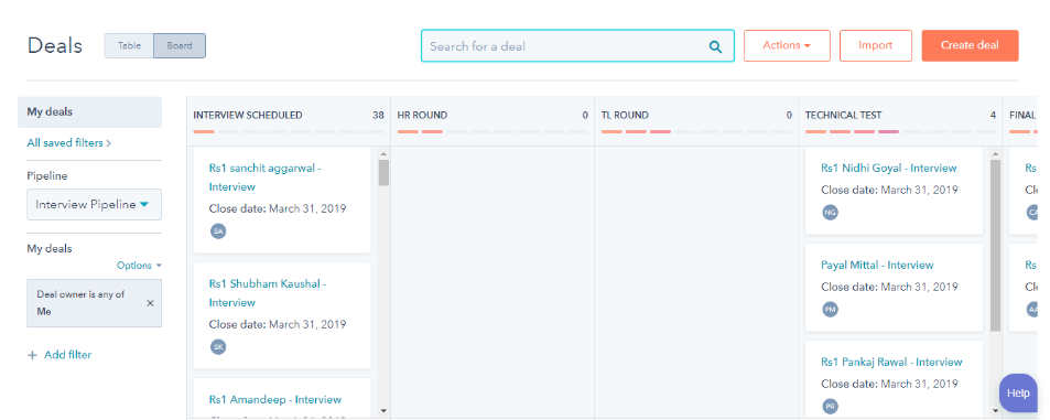 HubSpot CRM Pipeline Report