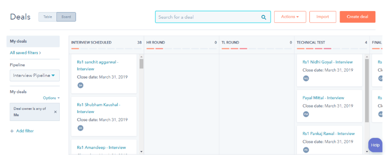 HubSpot CRM Pipeline Report