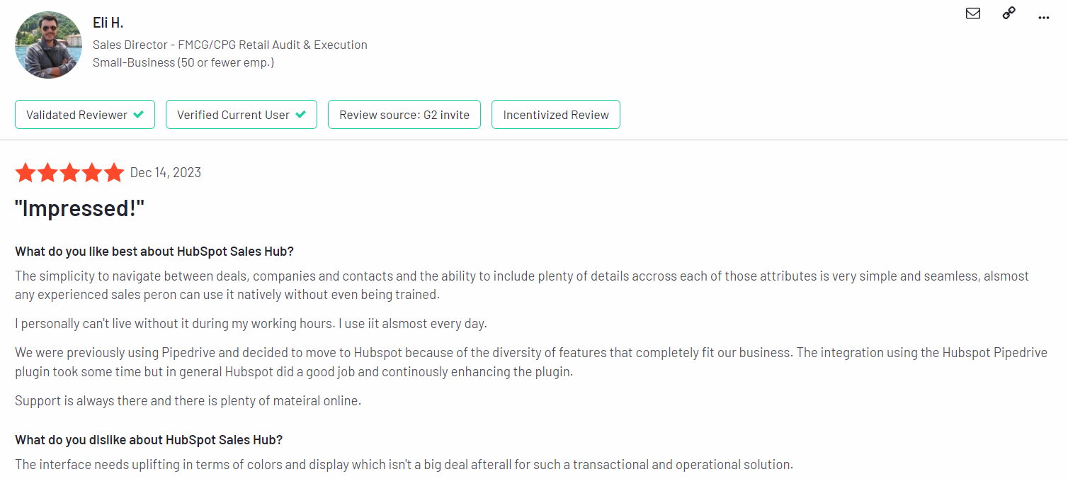 hubspot-customer-review-g2