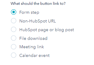 Hubspot Pop Up Forms Button Link