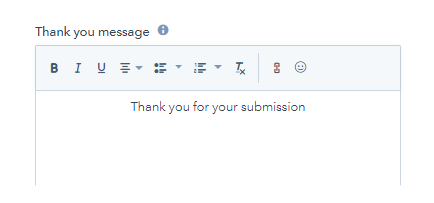 Hubspot Pop Up Forms Thankyou