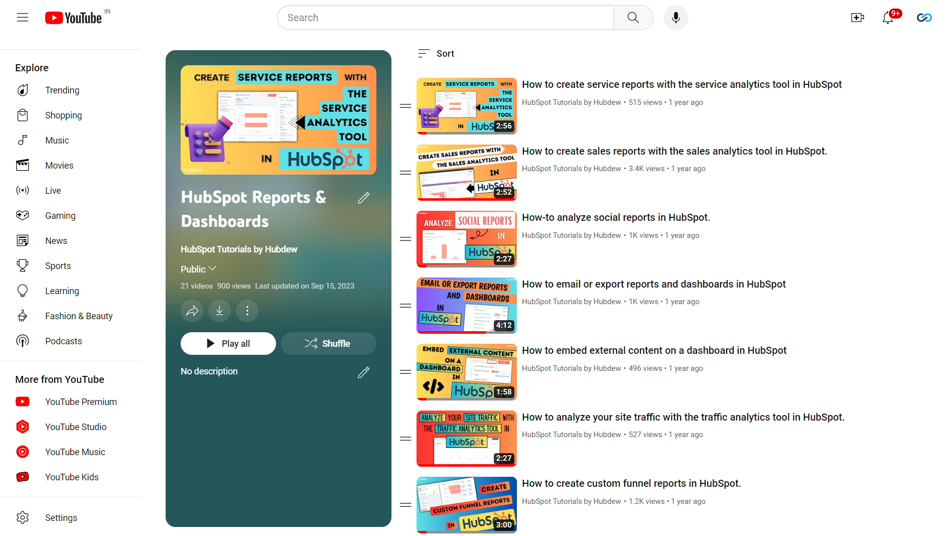 hubspot-reports-and-dashboards-playlist