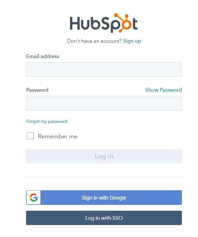 hubspot-sales-account
