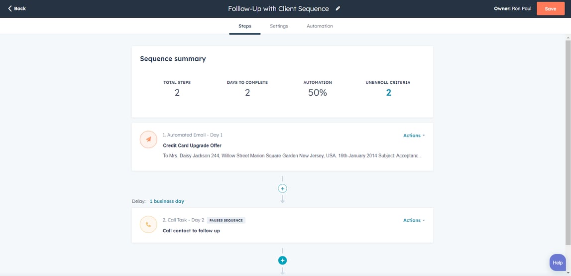 hubspot-sequences