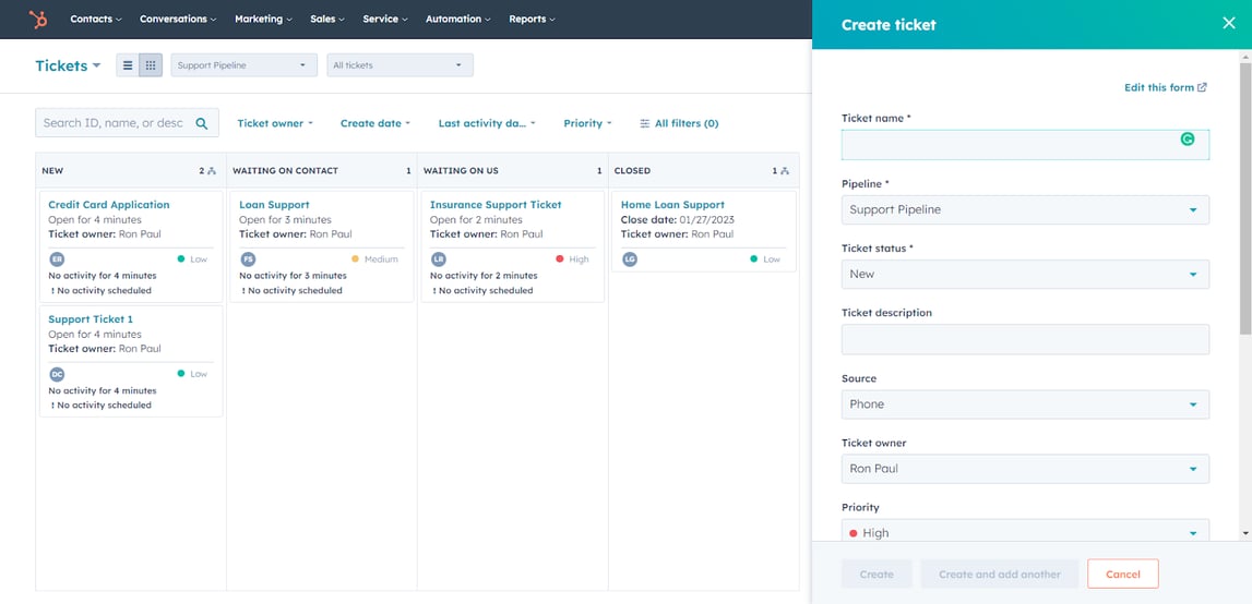 hubspot-ticketing-system