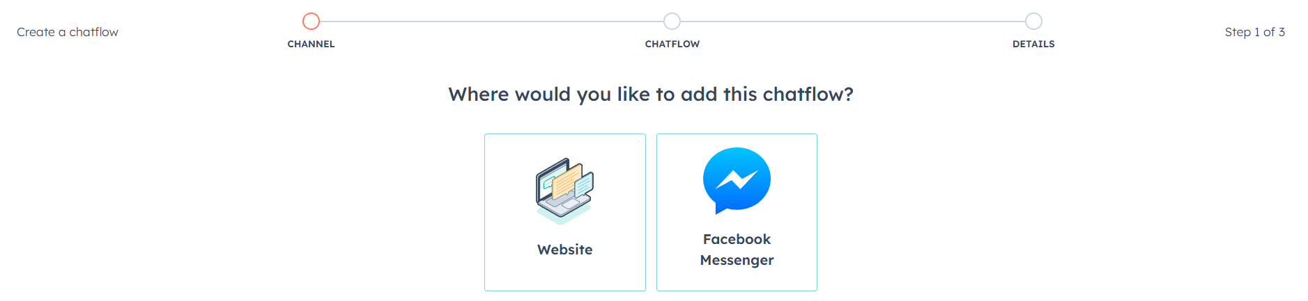 select-channel- add-live-chat
