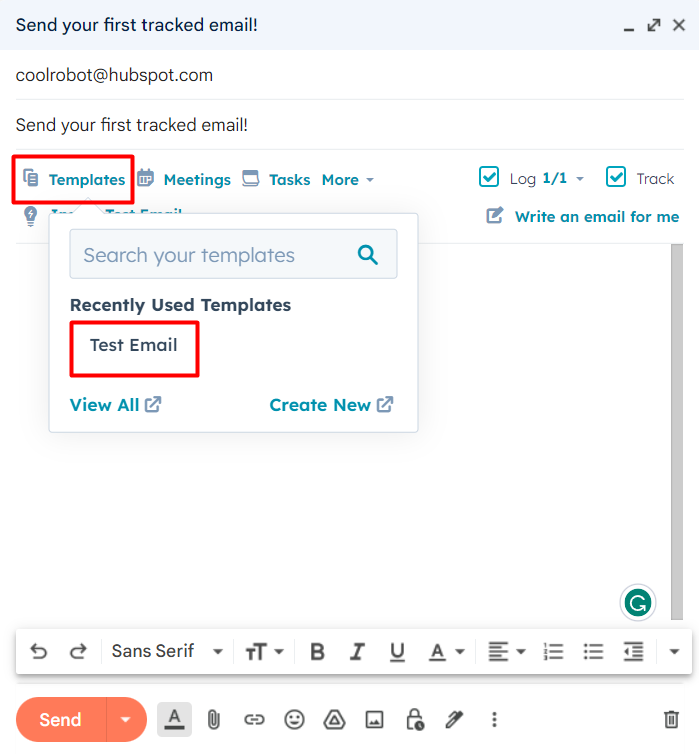use-hubspot-email-template-in-gmail