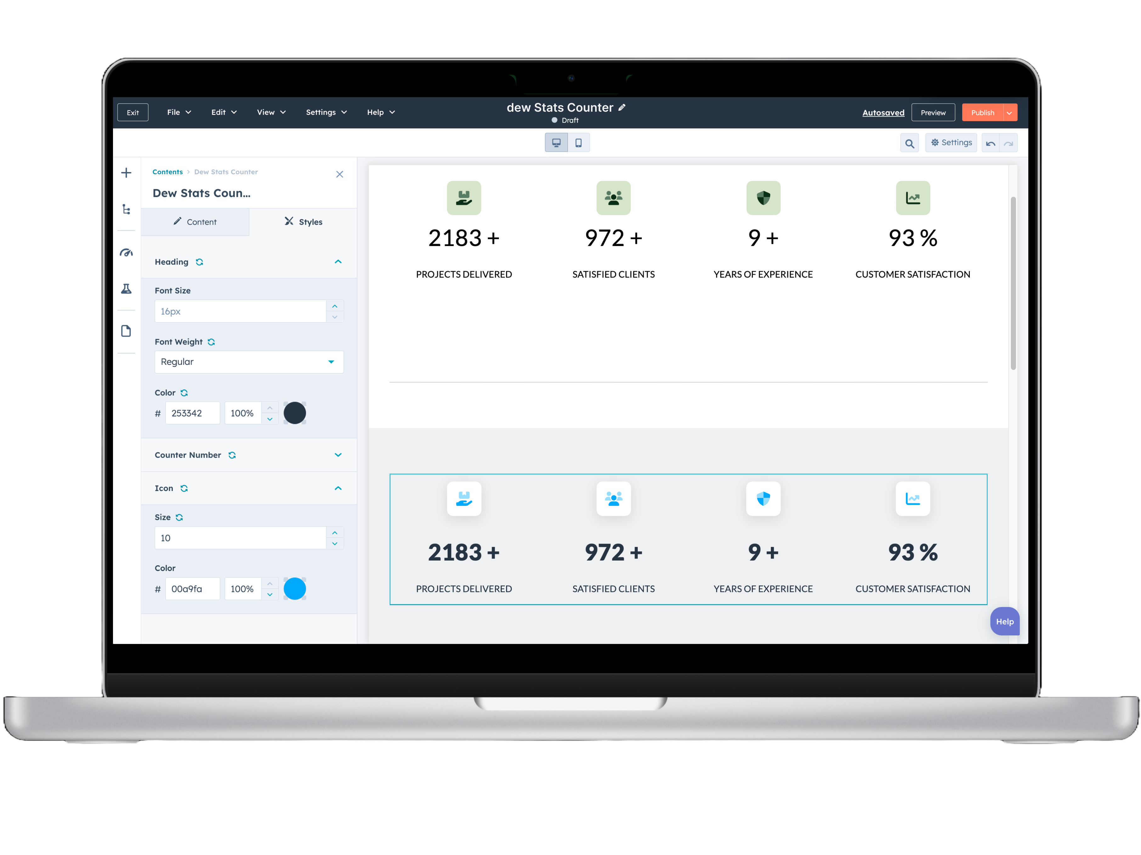 Variety of Style Options