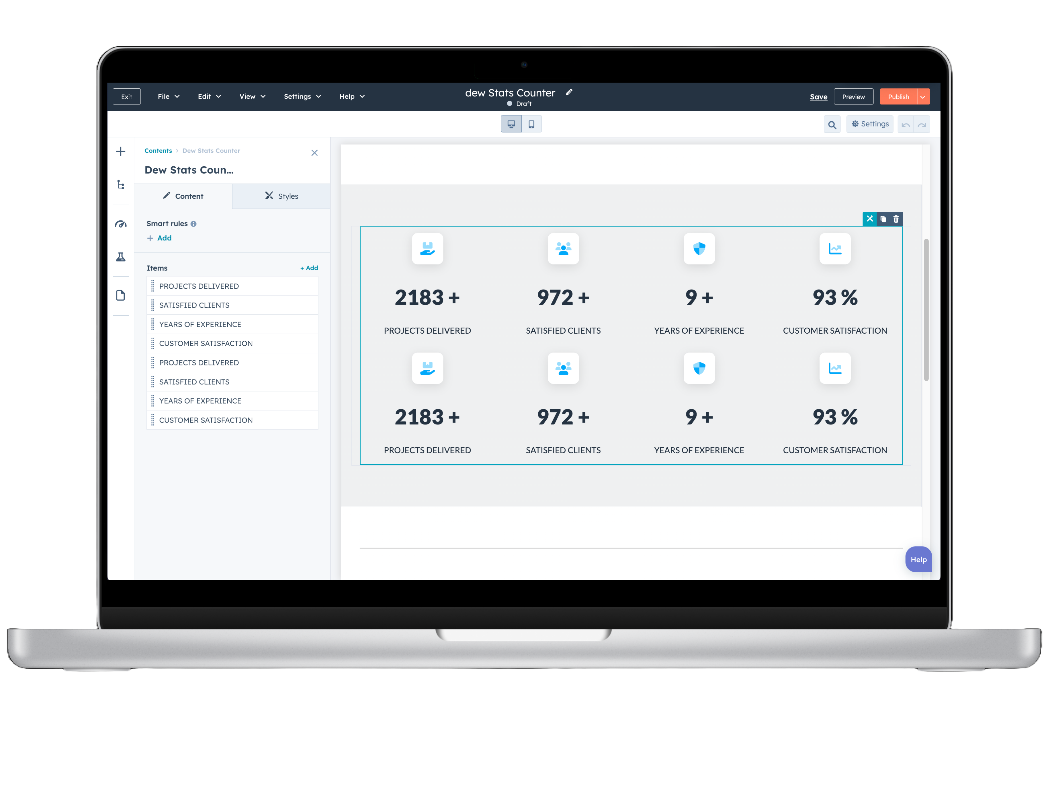 Options for Repeating Columns