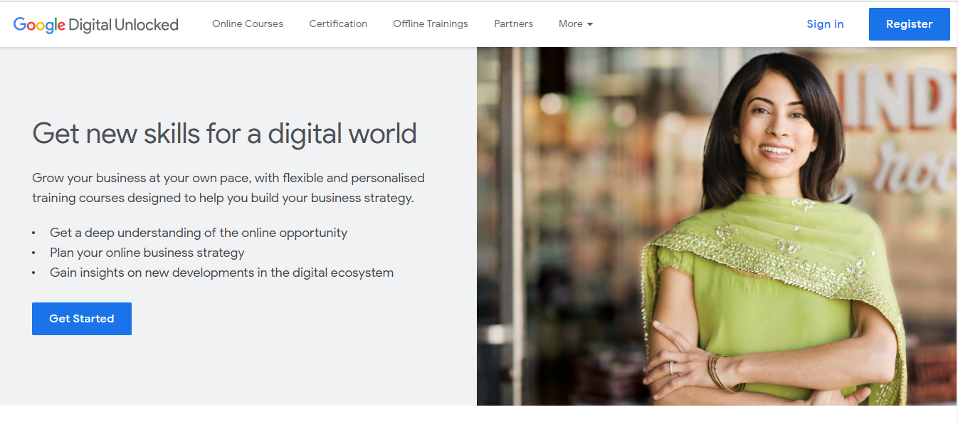 List of Digital Marketing Certifications for Growing Professionals 3 Google Digital Unlocked