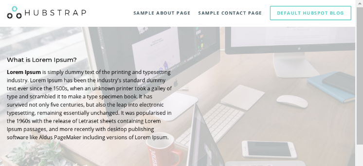 HubSpot Landing Pages - Hubstrap