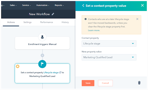 Hubspot Lifecycle Stages Contacts Records