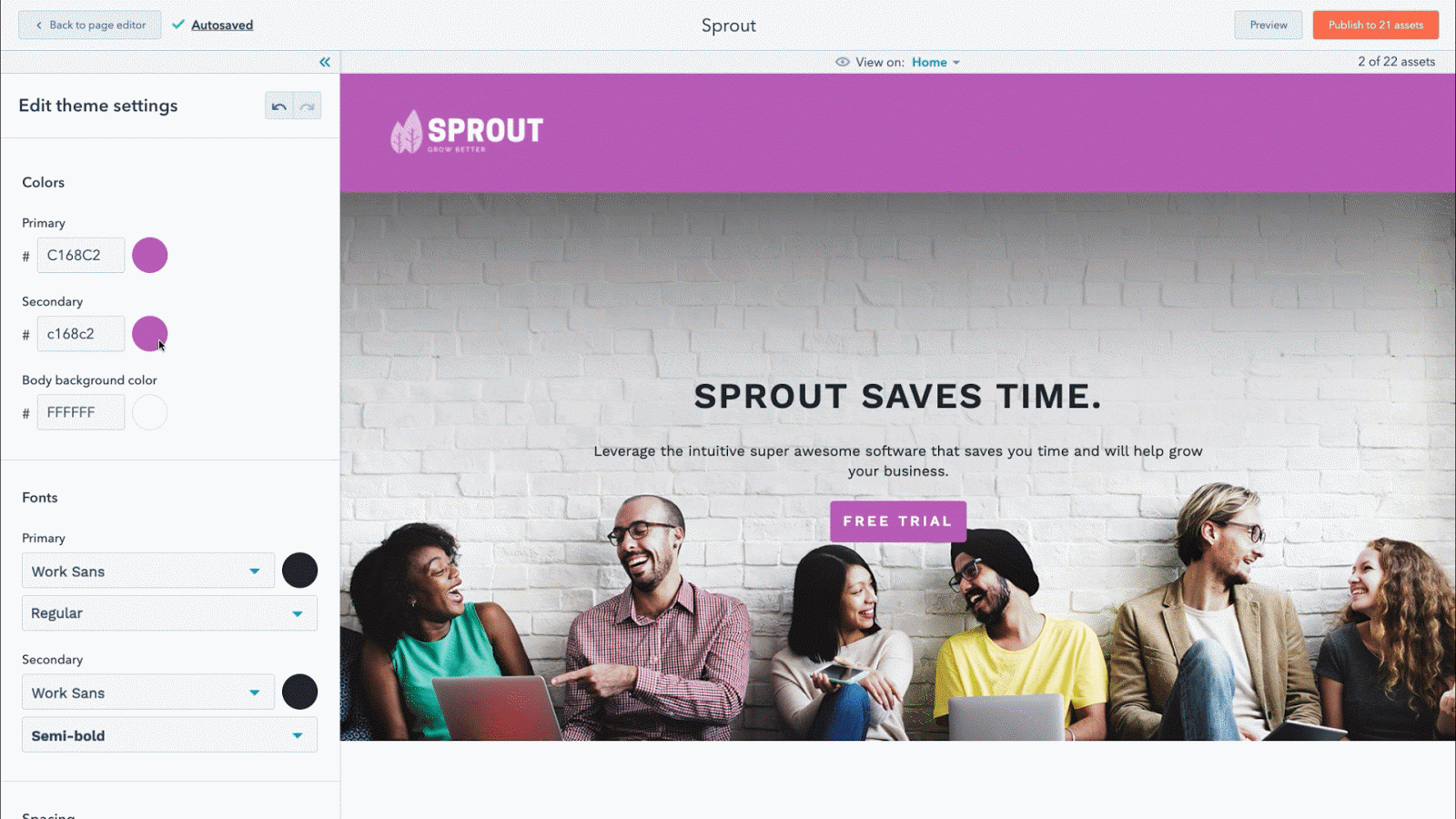 New Hubspot CMS Custom Theme